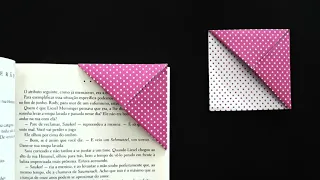 Como fazer MARCADOR DE LIVRO - ORIGAMI