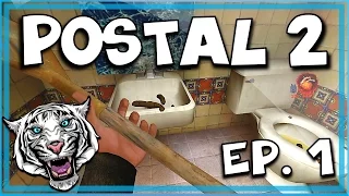 WHO SH*T IN THE SINK!? - Postal 2 Funny Moments Ep. 1 - Gary Coleman, Bank Robbery, and Cats!