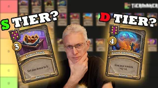 Ranking Spells in Hearthstone Battlegrounds!