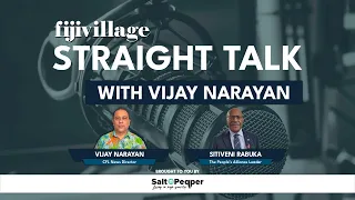 The People's Alliance Leader - Sitiveni Rabuka on fijivillage Straight Talk with Vijay Narayan.