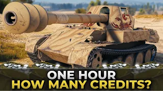 One Hour, How Many Credits Can I Make? • World of Tanks