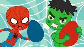 Super-Heróis Ovos Surpresa Hulk, Superman y Spiderman!!★ Jogos e Surpresas Leãozinho Voador