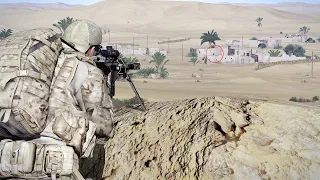 (US) American Sniper in Action - Sniper operations in Iraq | ARMA 3: Milsim #2