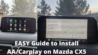 EASY GUIDE on install Mazda Android Auto/Carplay