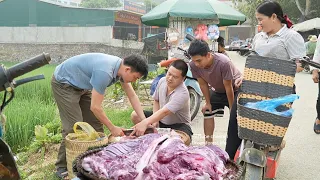 Delicious wild boar meat sold out in 5 minutes. Robert | Green forest life