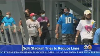 SoFi Stadium Works To Reduce Lines