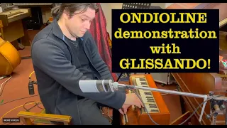 Ondioline Demonstration with Glissando! Custom Tube Synth