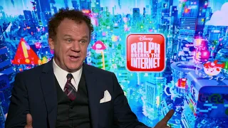 Ralph Breaks the Internet: John C. Reilly Official Movie Interview | ScreenSlam