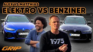 Highlight für BMW-Fans: i4 M50 vs. M3 Competition 🤩🚗🚨 | GRIP