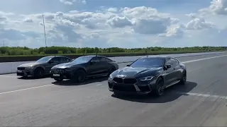 BMW M8 vs AMG GT 63 S vs M5 Competition Drag Races