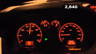 Peugeot 307 0-100 km/h acceleration / разгон