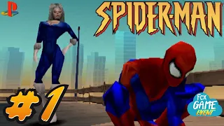 Walkthrough Spider-Man - 2000: Part 1 - The Bank Heist! (PS1)