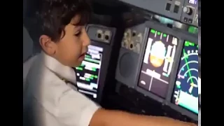 Etihad Airways lets six-year-old boy become pilot for a day