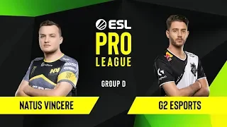 CS:GO - G2 Esports vs. Natus Vincere [Mirage] Map 2 - Group D - ESL EU Pro League Season 10