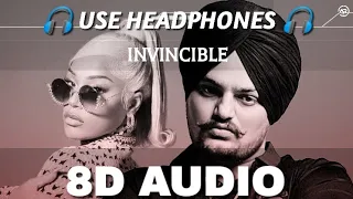 INVINCIBLE (8D Audio) Sidhu Moose Wala | Stefflon Don l Steel Bangelz | The Kidd | Moosetape