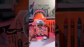 Unboxed Outrageous Orange Gamer from the Crayola Color Me Studio #lolsurprise