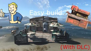 How to build small ocean cafe in fallout 4