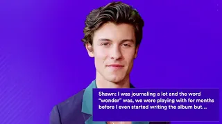 Shawn Mendes full interview about his NEW single WONDER with Radio.com (01/102020)