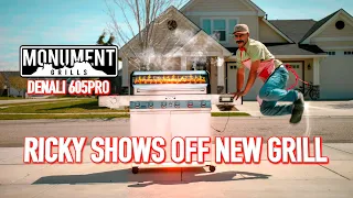 Ricky shows off new grill | David Lopez & Monument Grills