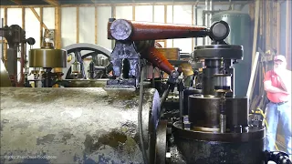 150 Hp Miller Gas Engine with Weird Valve Gear - Coolspring Power Museum