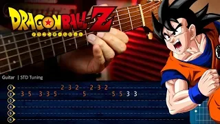 DRAGON BALL Z "Cha-La Head Cha-La" Guitar Cover Tutorial TABS | Guitarra Christianvib