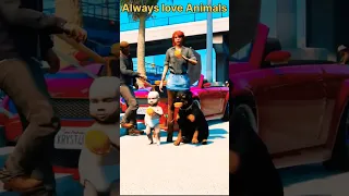 GTA V : Dogs teach us love in its purest form #27 🥺| #shorts