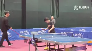 Sun Yingsha Practice Serves Before Chinese National Game
