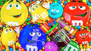 Satisfying Video - Full of Unboxing Collection Rainbow M&M's Candy Mixing Magic Cutting ASMR