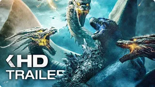 GODZILLA 2: King of the Monsters - 12 Minutes Trailers & Clips (2019)