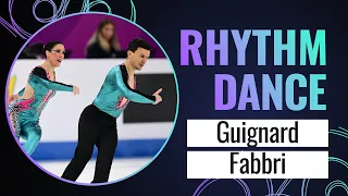 GUIGNARD / FABBRI (ITA) | Ice Dance Rhythm Dance | Kaunas 2024 | #EuroFigure