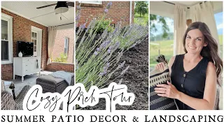 Summer Patio Tour - Summer Porch Decorating Ideas 2022 - Creating a Relaxing Outdoor Living Space