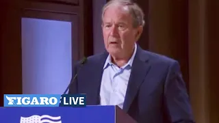 🔴Le lapsus de George W. Bush qui critique l’invasion «de l’Irak» en parlant de l’Ukraine