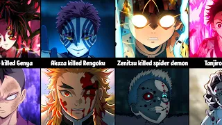 Who Killed Whom in Demon Slayer | Kimetsu no Yaiba