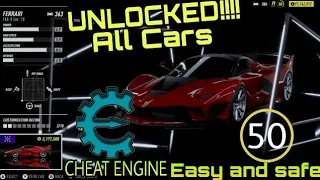 How to unlock all cars in NFS heat with cheat engine || easy and safe || unlimited money ||