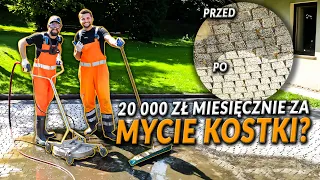 JAK ZAROBIĆ NA MYCIU KOSTKI BRUKOWEJ? 20 000 zł miesięcznie? | DO ROBOTY