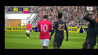 EFootball PES 2023 gameplay Exhibition match... Manchester united vs Arsenal