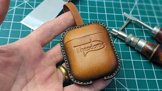 How It's Made Leather Apple AirPods Case / The Most Expensive Case EVER Made