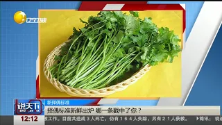 《说天下》20180704：择偶标准新鲜出炉