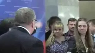 Жириновский оскорбил  парламентскую журналистку !
