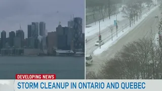 Canada storm updates | Commuter chaos after winter weather blasts Ontario and Quebec