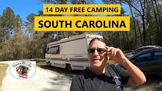 Free 14 Day Camping in South Carolina - Francis Marion National Recreation Area -Full Time RV Living