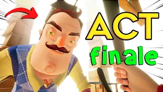 Hello Neighbor ACT 4 Finale Walkthrough (How to Save the Kid) Complete