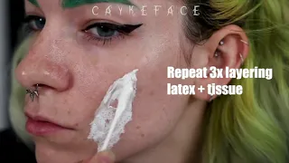 3 Easy Ways to Use Liquid Latex: SFX Tutorial, Pt. 19 featuring @Caykeface