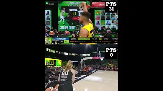 Sabrina Ionescu broke Stephen Curry's record in 3pt shootout 🏀