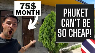 $75/MONTH ROOM IN PHUKET (THAILAND) COST OF LIVING PHUKET