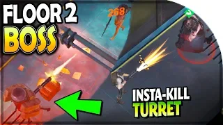 Shelter 13 FLOOR 2 BOSS (New INSTA-KILL TURRET) - Survival Wasteland Zombie