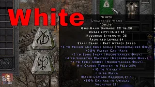 Diablo II Resurrected Rune Words - White (Dol Io)