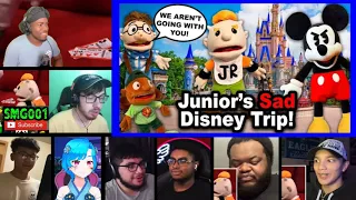 SML Movie: Junior's Sad Disney Trip! REACTION MASHUP