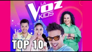TOP 10 | Mejores Audiciones de La Voz Kids Peru 2022 Sorprendieron a todos con sus interpretaciones