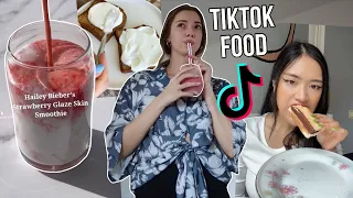 Ich esse 1 Tag nur TikTok Food Trends und liebs.